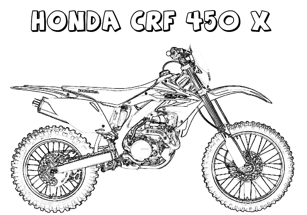 Motorrad Ausmalbilder 32