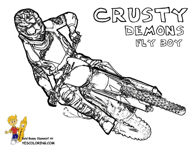 Motorrad Ausmalbilder 35