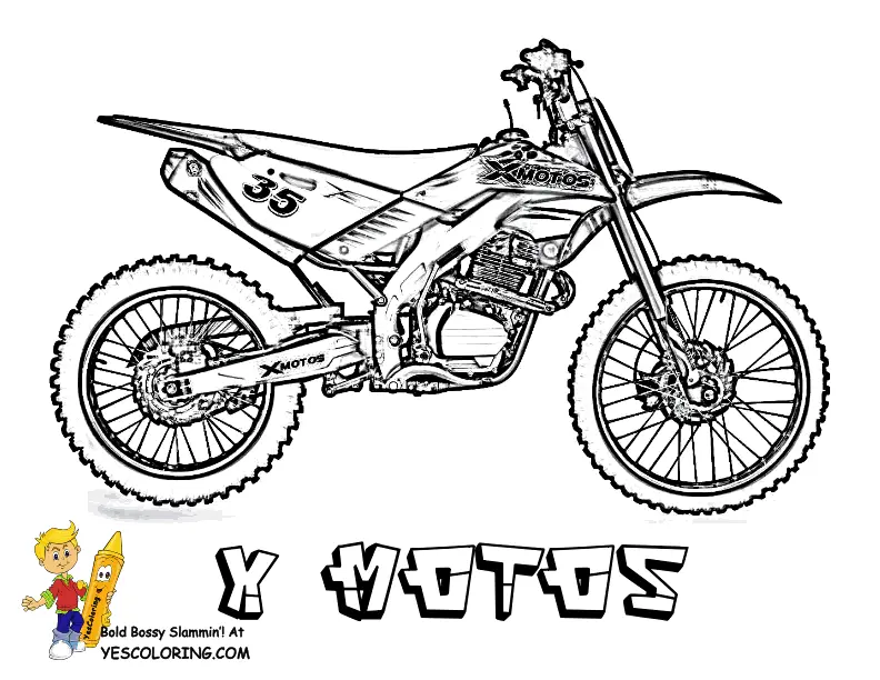 Motorrad Ausmalbilder 36