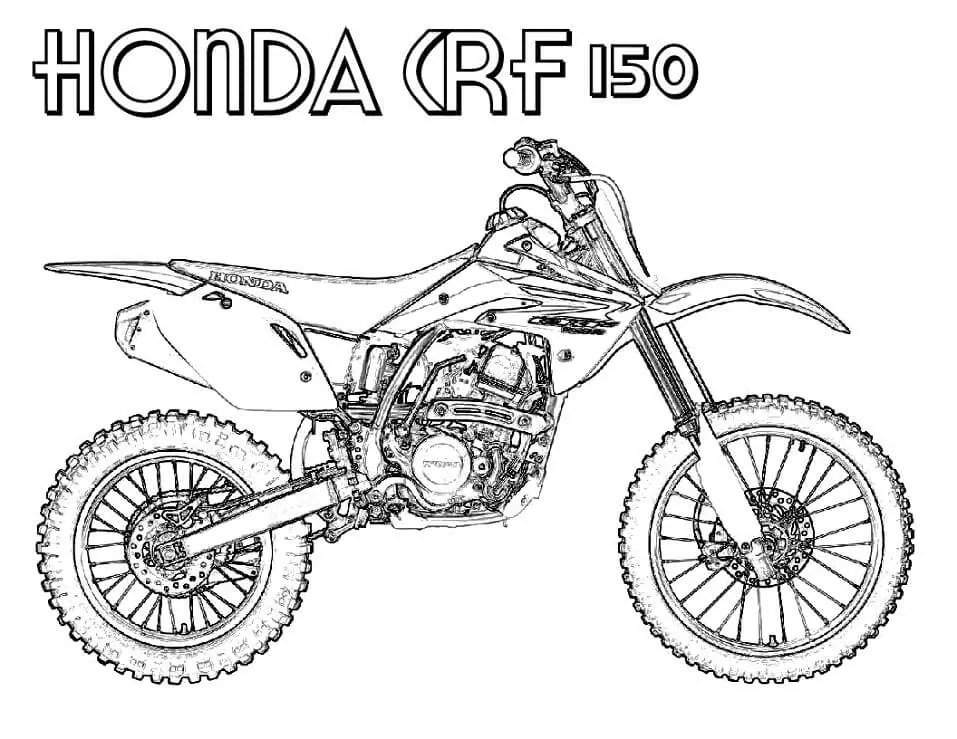 Motorrad Ausmalbilder 37