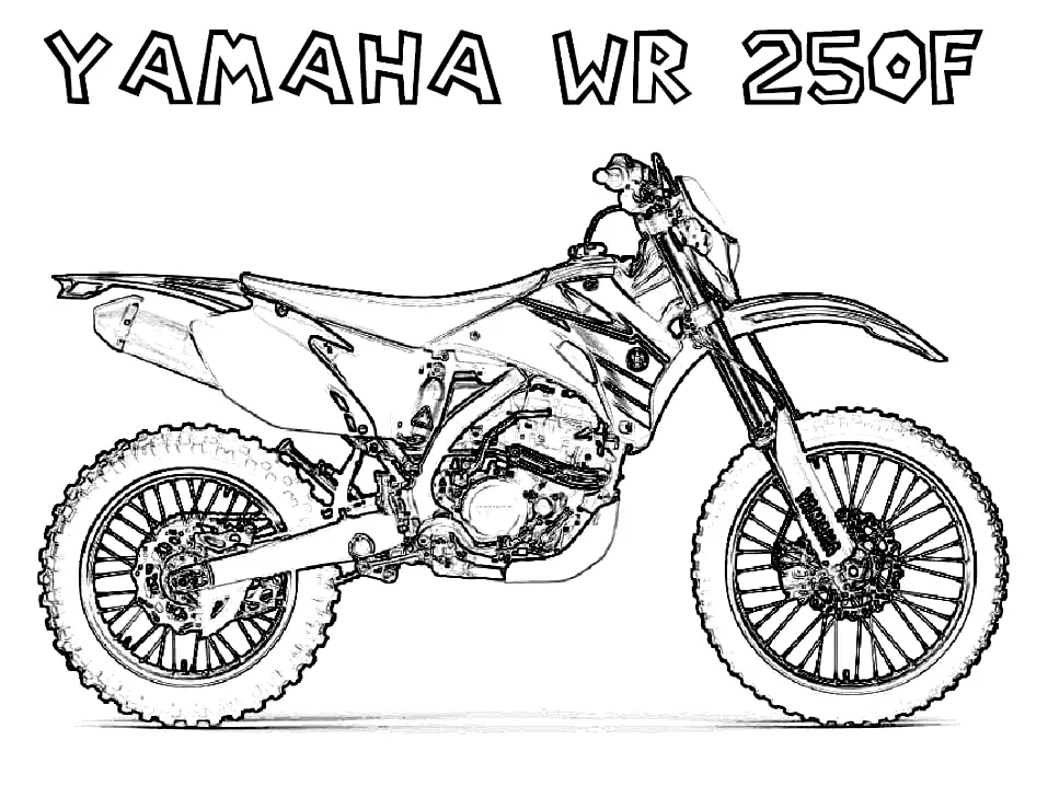Motorrad Ausmalbilder 38