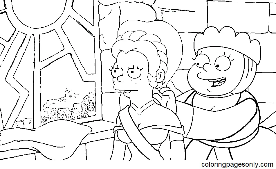 Disenchantment Coloring Pages