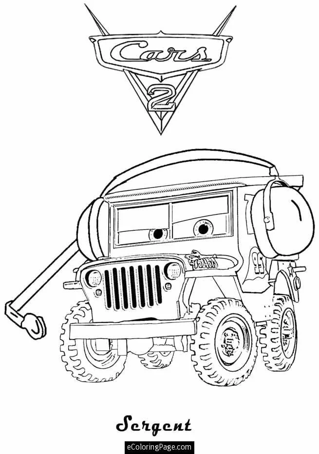 Disney Cars Ausmalbilder 17