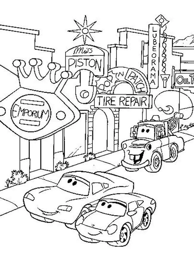 Disney Cars Ausmalbilder 26