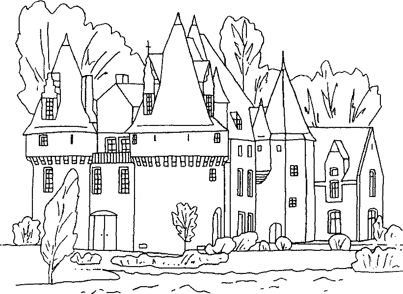 Castillo Disney Para Colorear 18