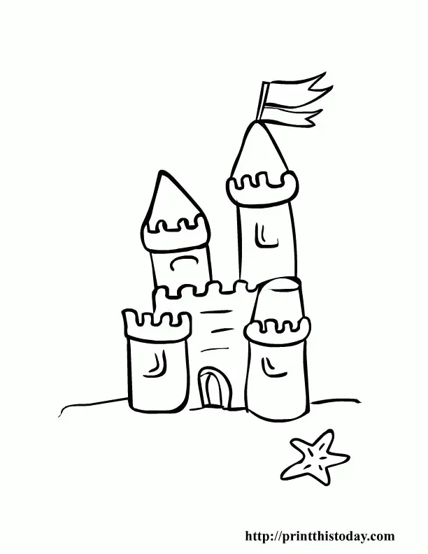 Disney Castle Coloring Pages 23