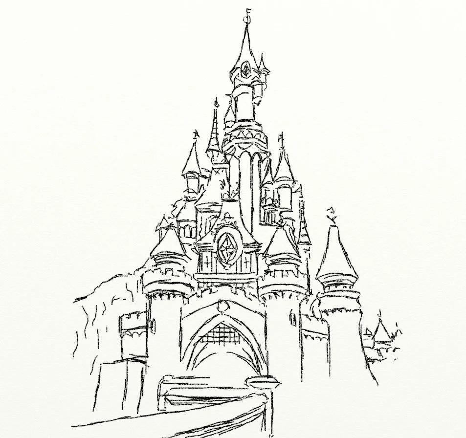 Castillo Disney Para Colorear 26