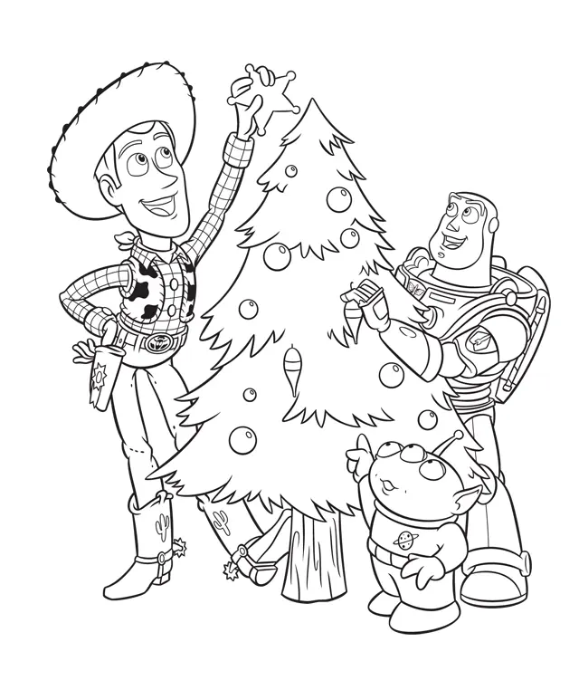 Navidad Disney Para Colorear 64