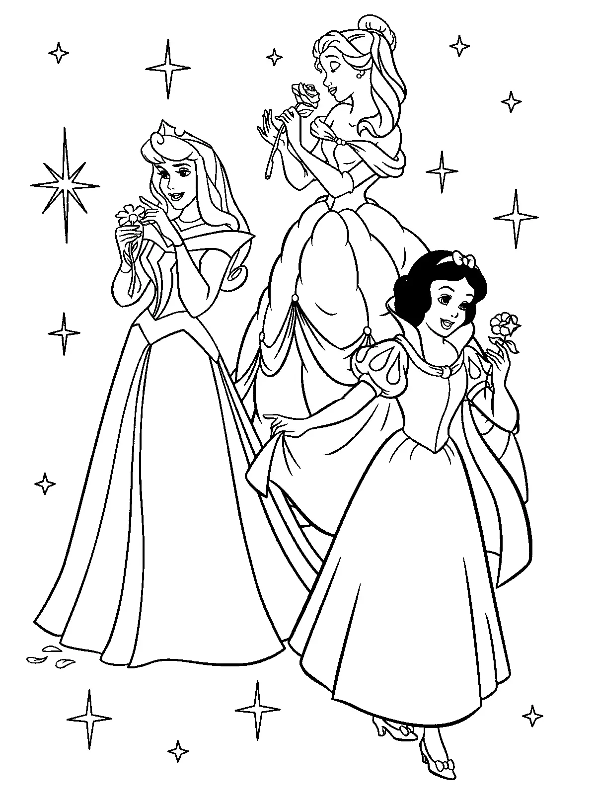Princesas Disney Para Colorear 10