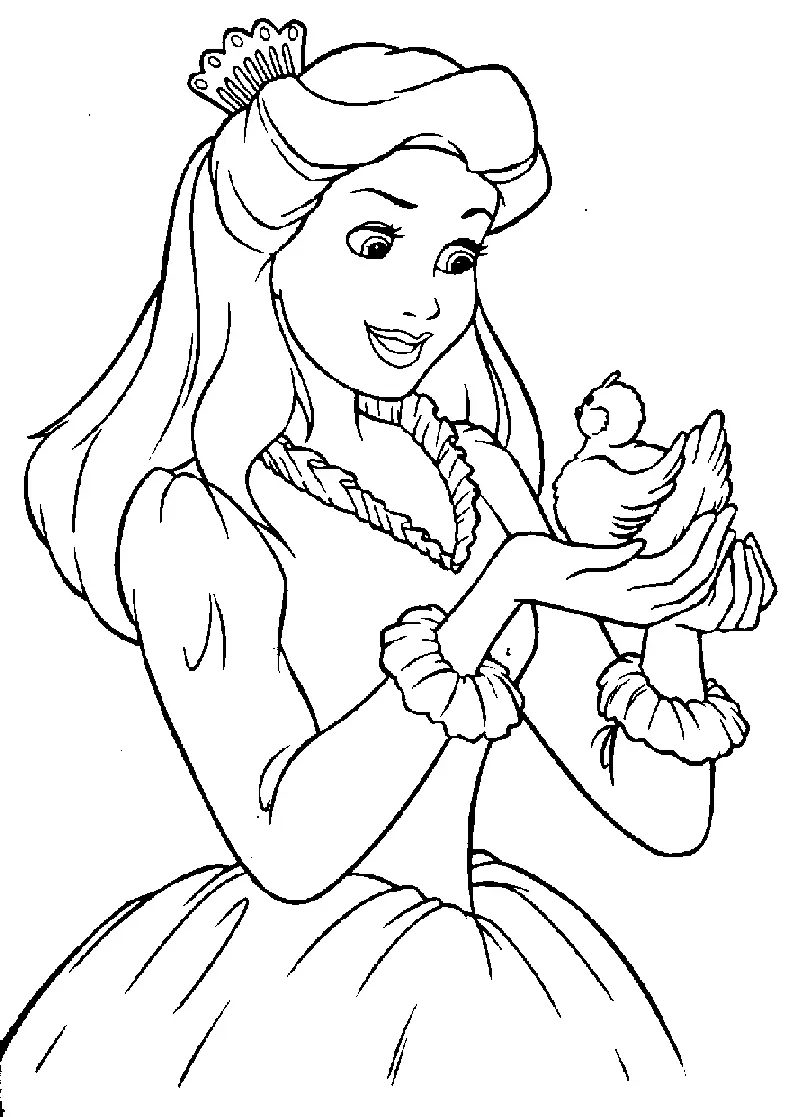 Princesas Disney Para Colorear 20
