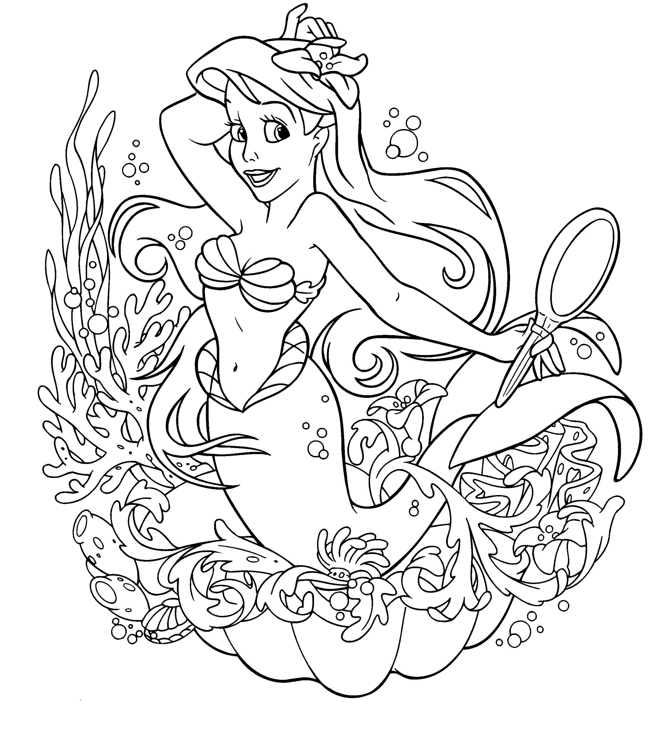 Princesas Disney Para Colorear 24