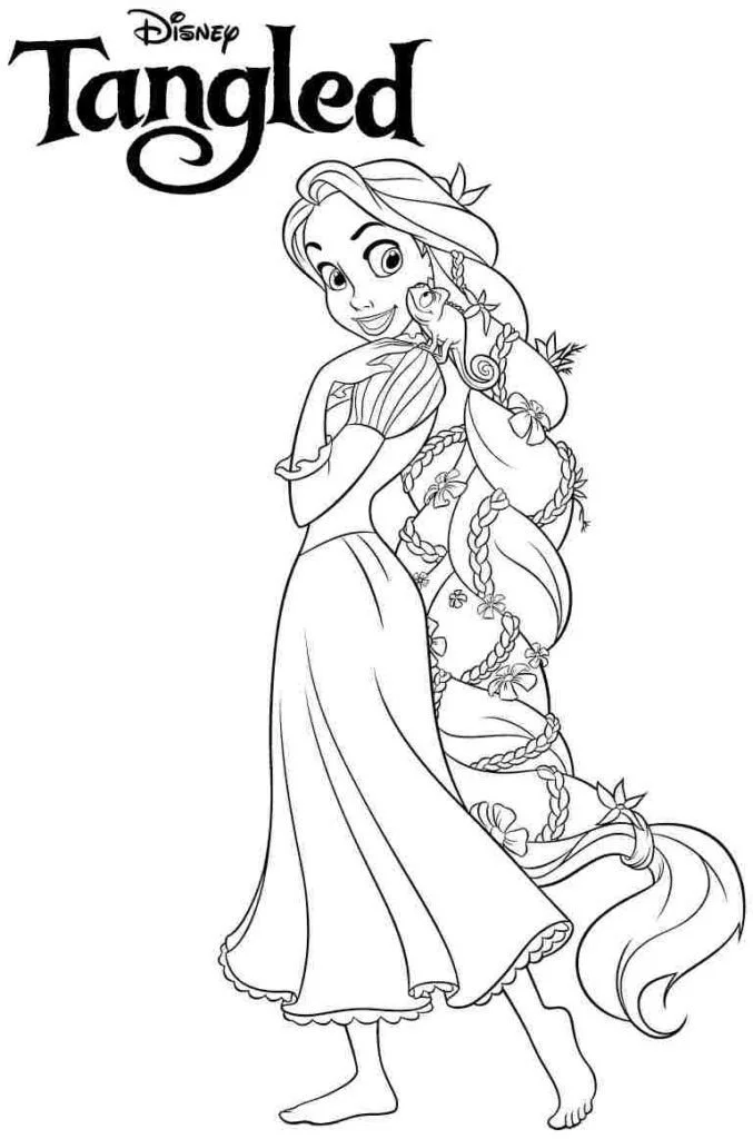 Princesas Disney Para Colorear 43