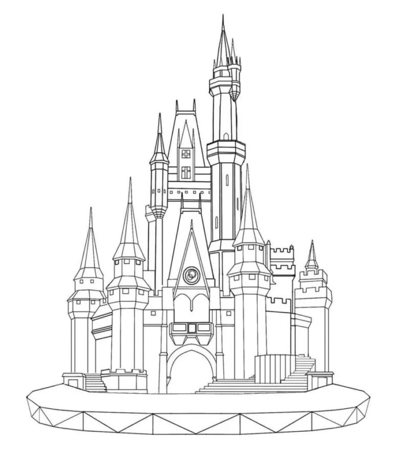 Disneyland Coloring Pages