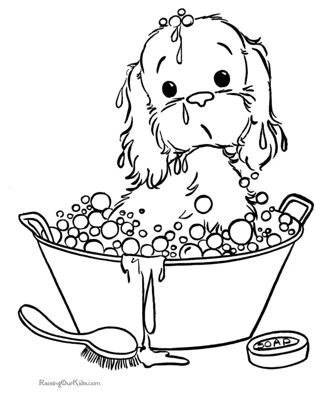 Dog Coloring Pages 102