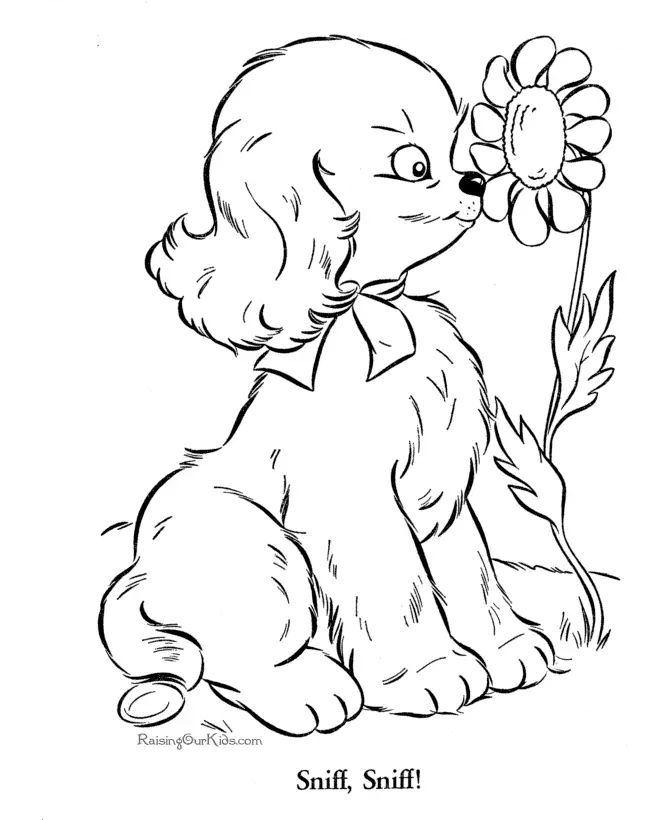 Dog Coloring Pages 104