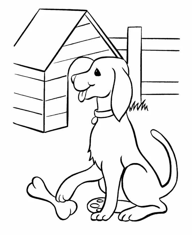 Dog Coloring Pages 49