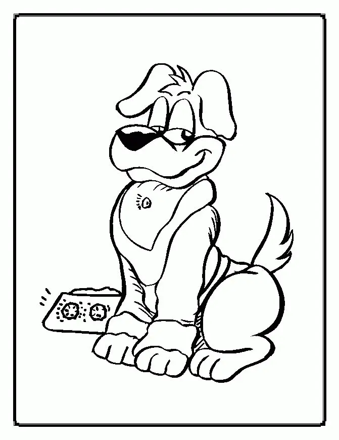 Desenhos de Dog Para Colorir 52