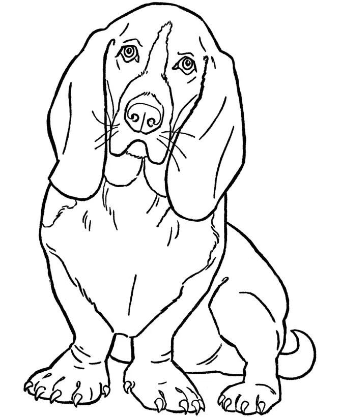 Ausmalbilder Hund 76