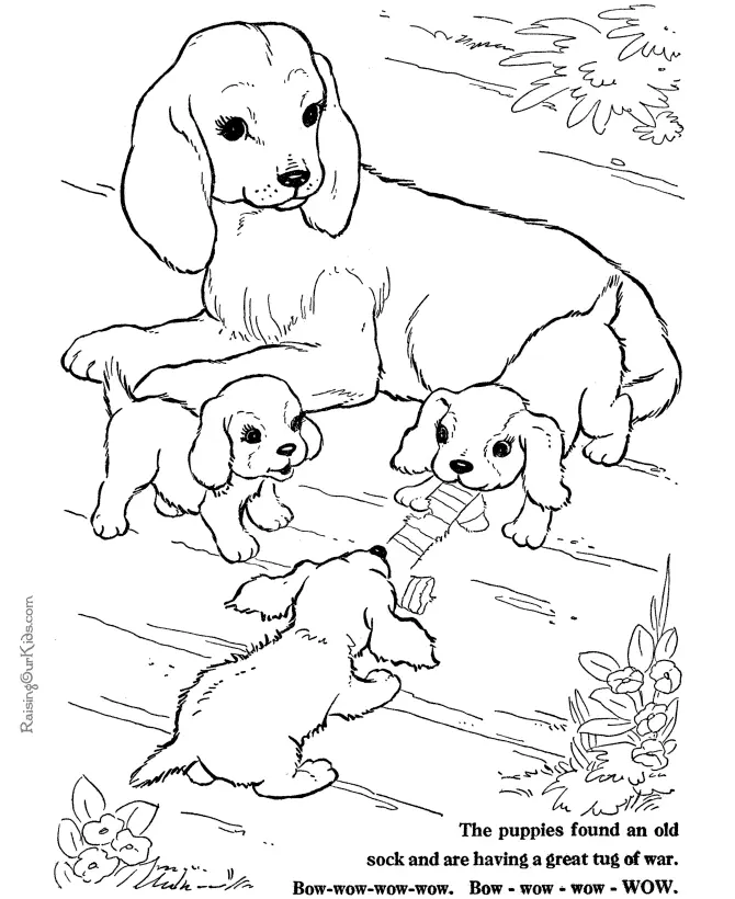 Dog Coloring Pages 77