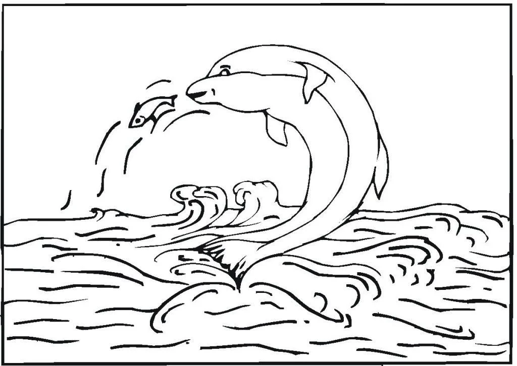 Dolphin Coloring Pages 86