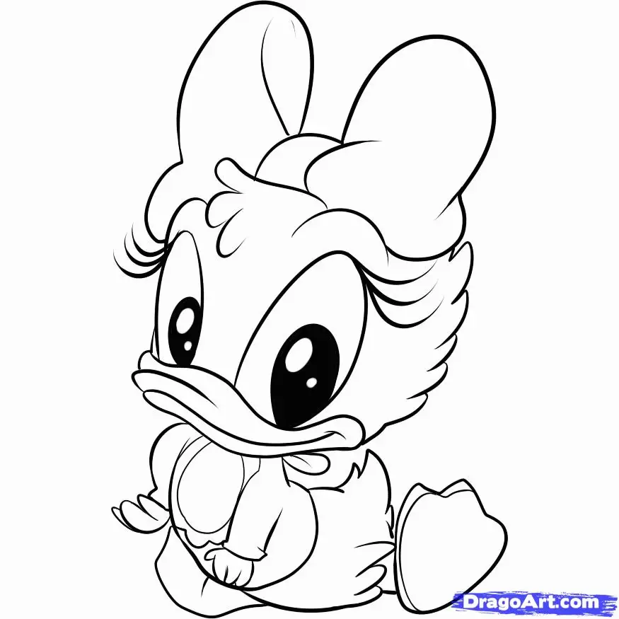 Pato Donald Para Colorear