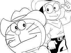 Doraemon Ausmalbilder 10