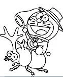 Doraemon Coloring Pages 124