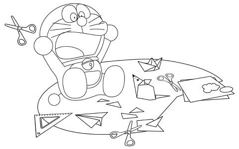 Doraemon Coloring Pages 130