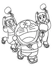Doraemon Coloring Pages 136