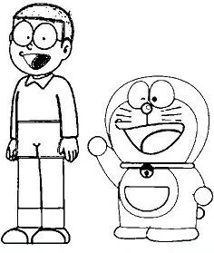 Doraemon Ausmalbilder 17