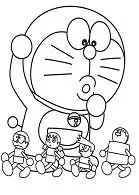 Doraemon Coloring Pages 69