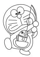 Doraemon Coloring Pages 98
