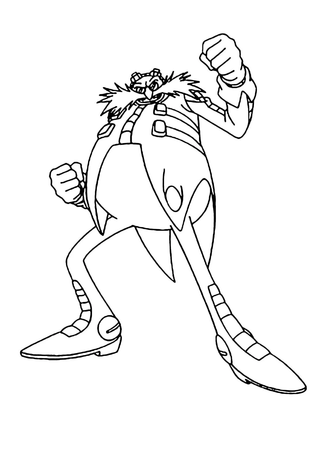 Dr Eggman Coloring Pages 2