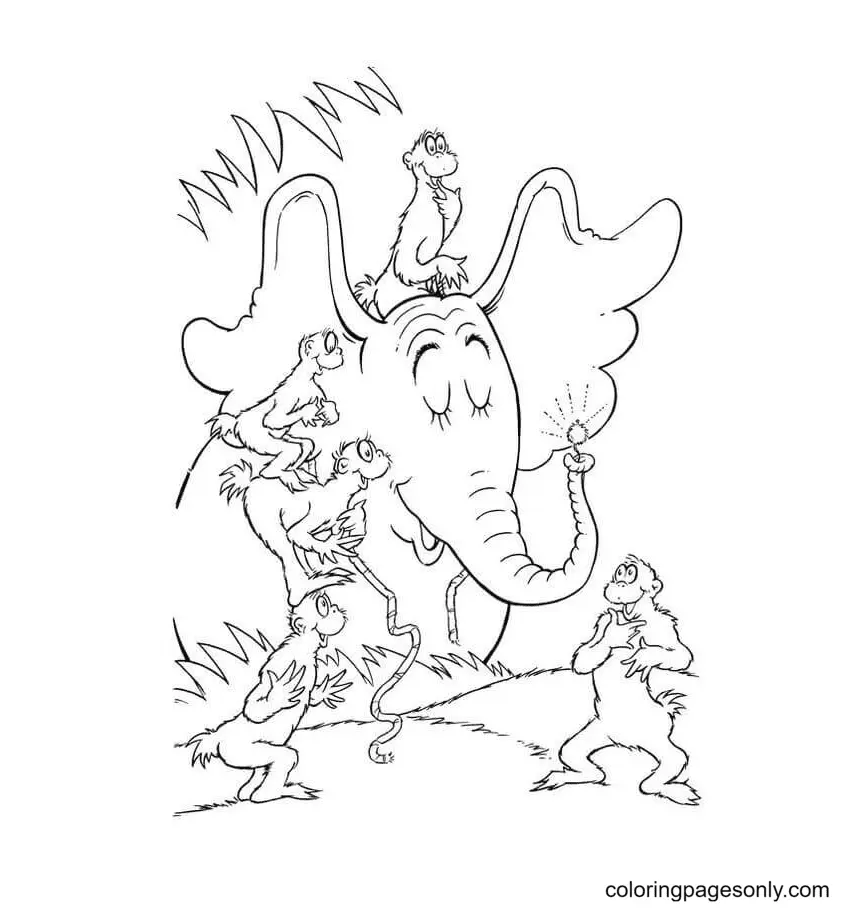 Dr Seuss Ausmalbilder 25