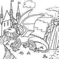 Drachen Ausmalbilder 14