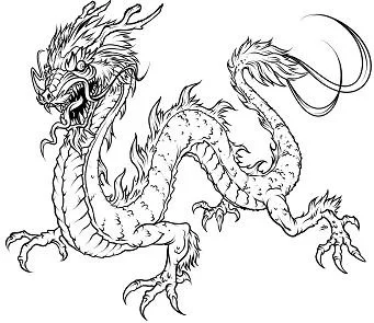 Drachen Ausmalbilder 26