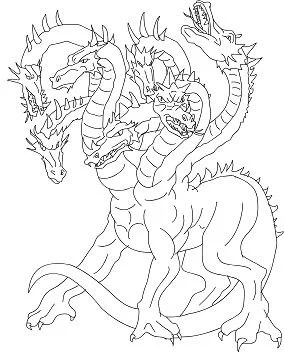 Drachen Ausmalbilder 32