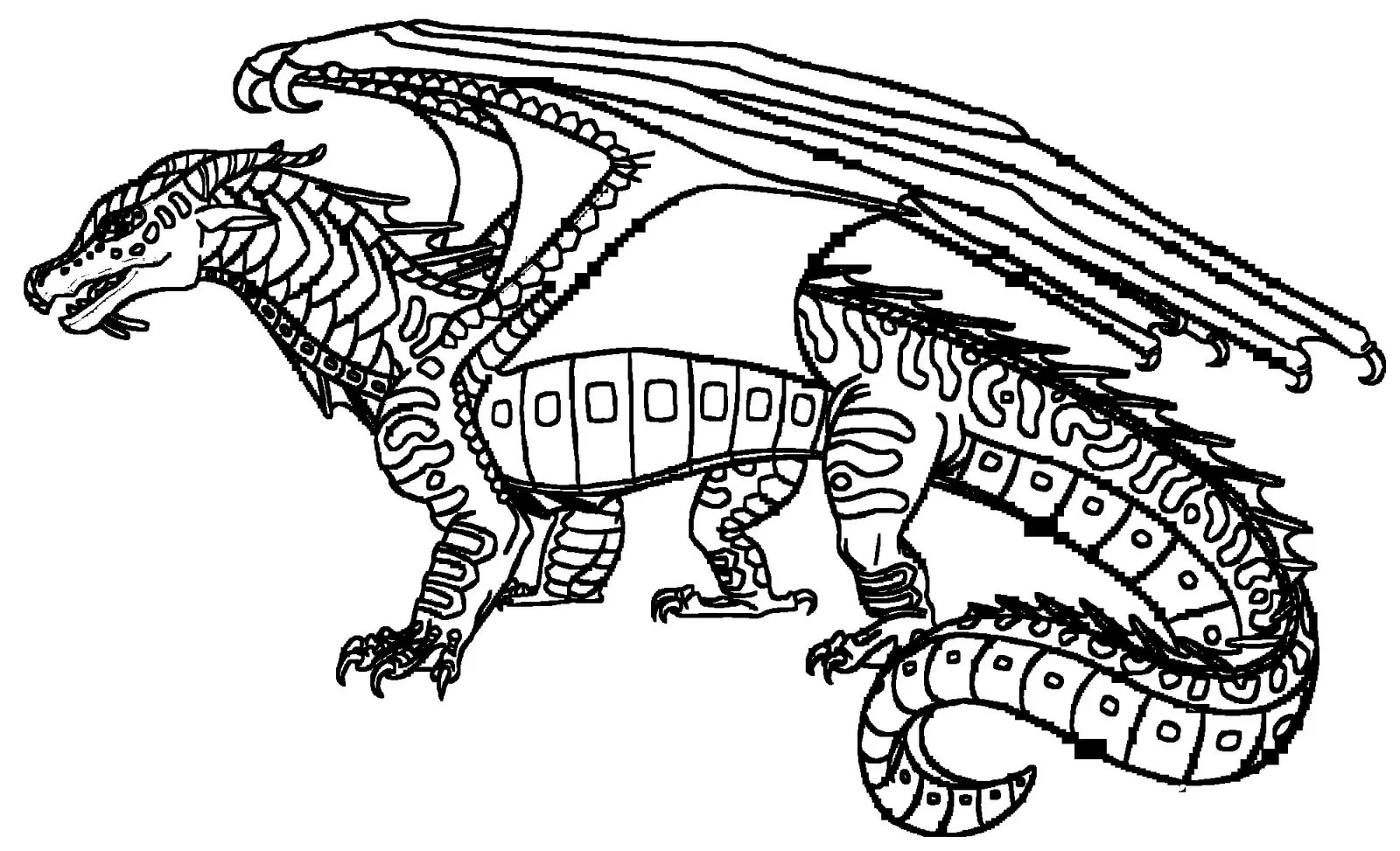 Drachen Ausmalbilder 36