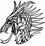 Drachen Ausmalbilder 44