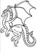 Drachen Ausmalbilder 46
