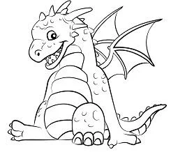 Drachen Ausmalbilder 47