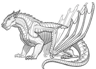 Drachen Ausmalbilder 8