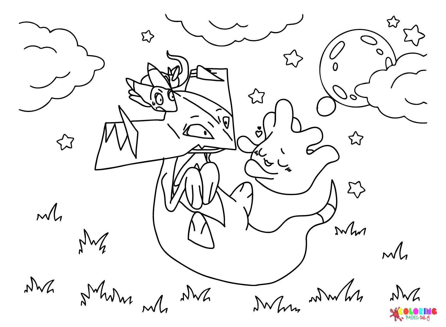 Drakloak Ausmalbilder 15