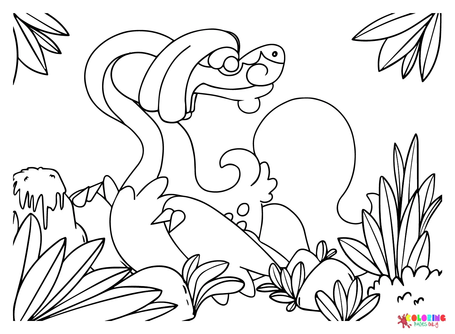 Drampa Coloring Pages