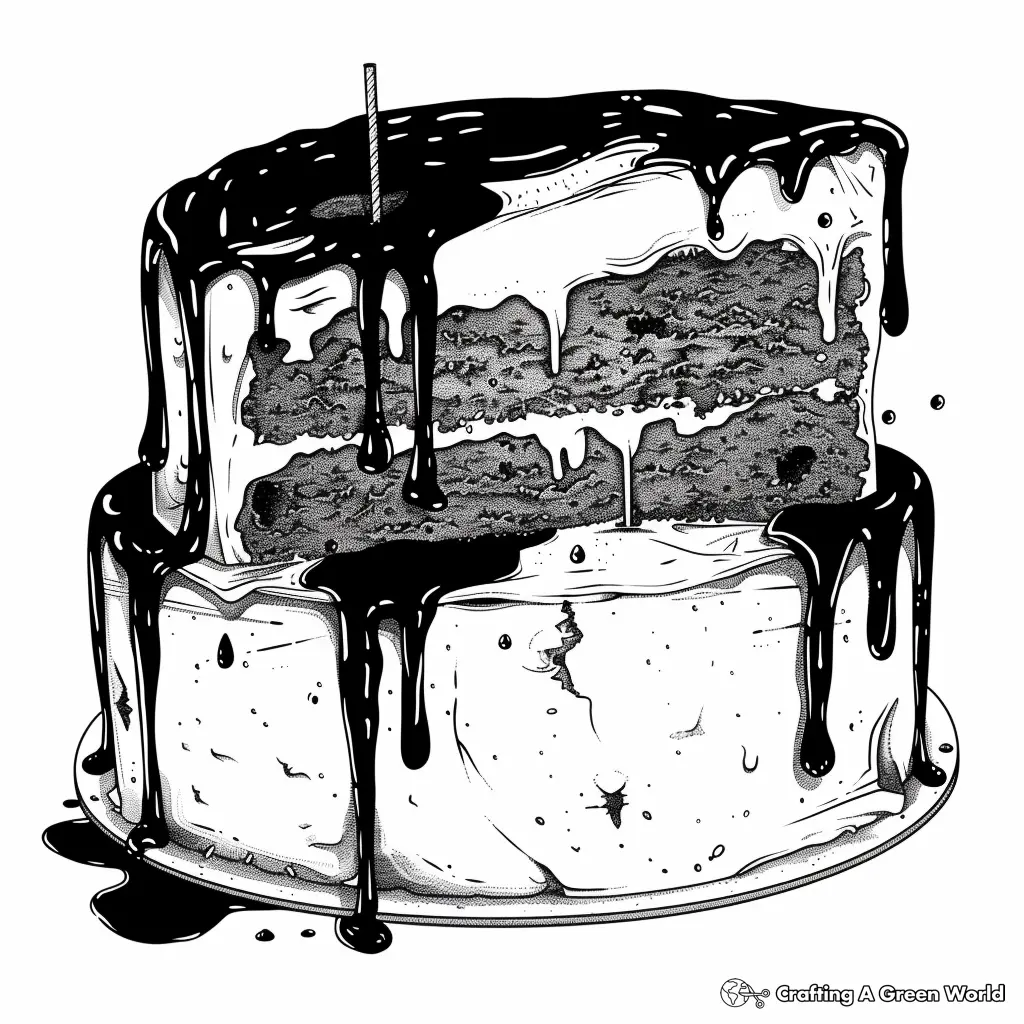 Drip Coloring Pages 14