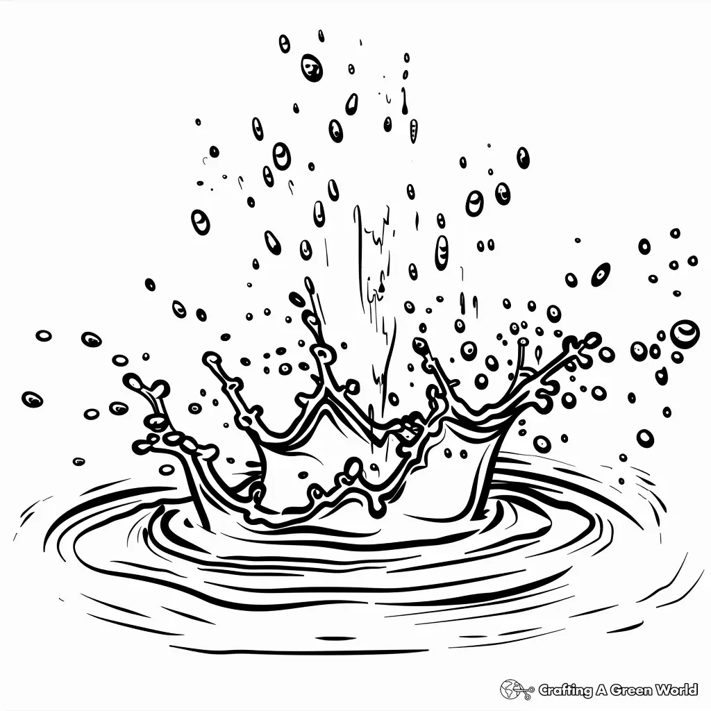 Drip Coloring Pages 23