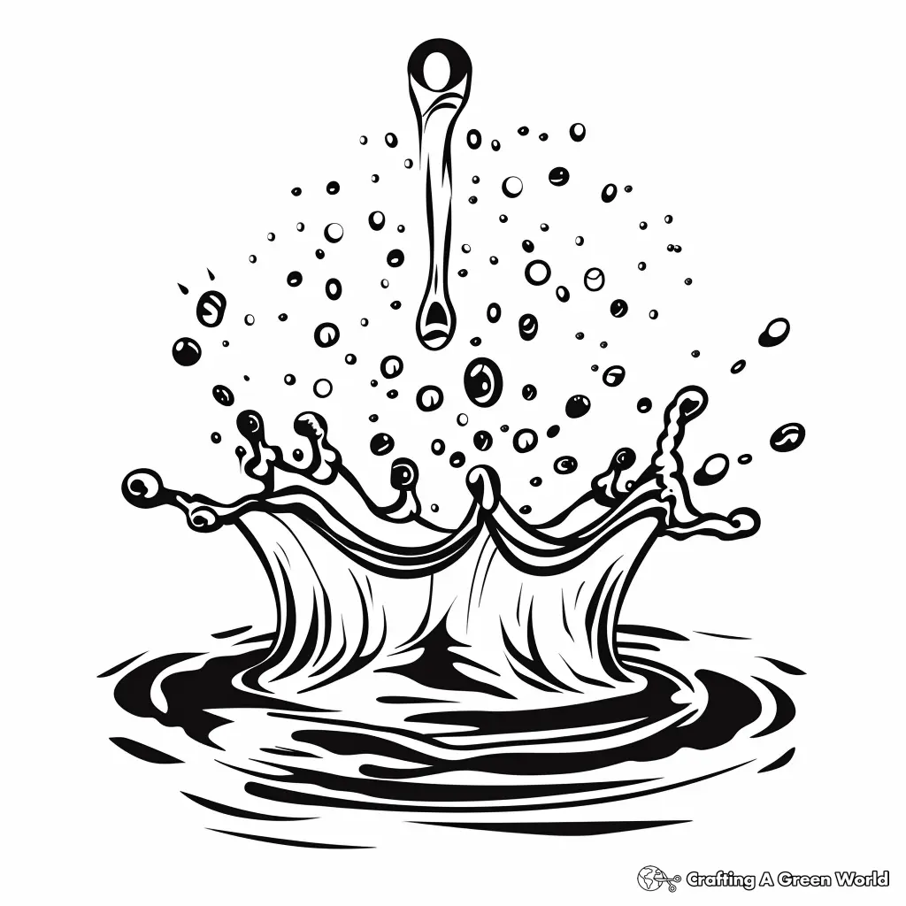 Drip Coloring Pages 24