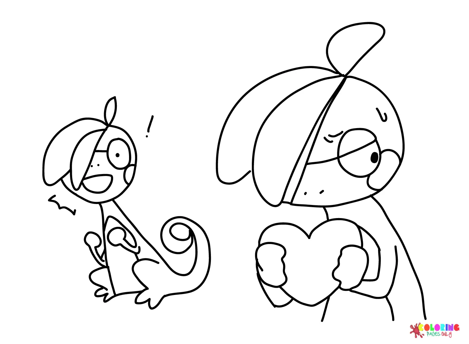 Drizzile Coloring Pages