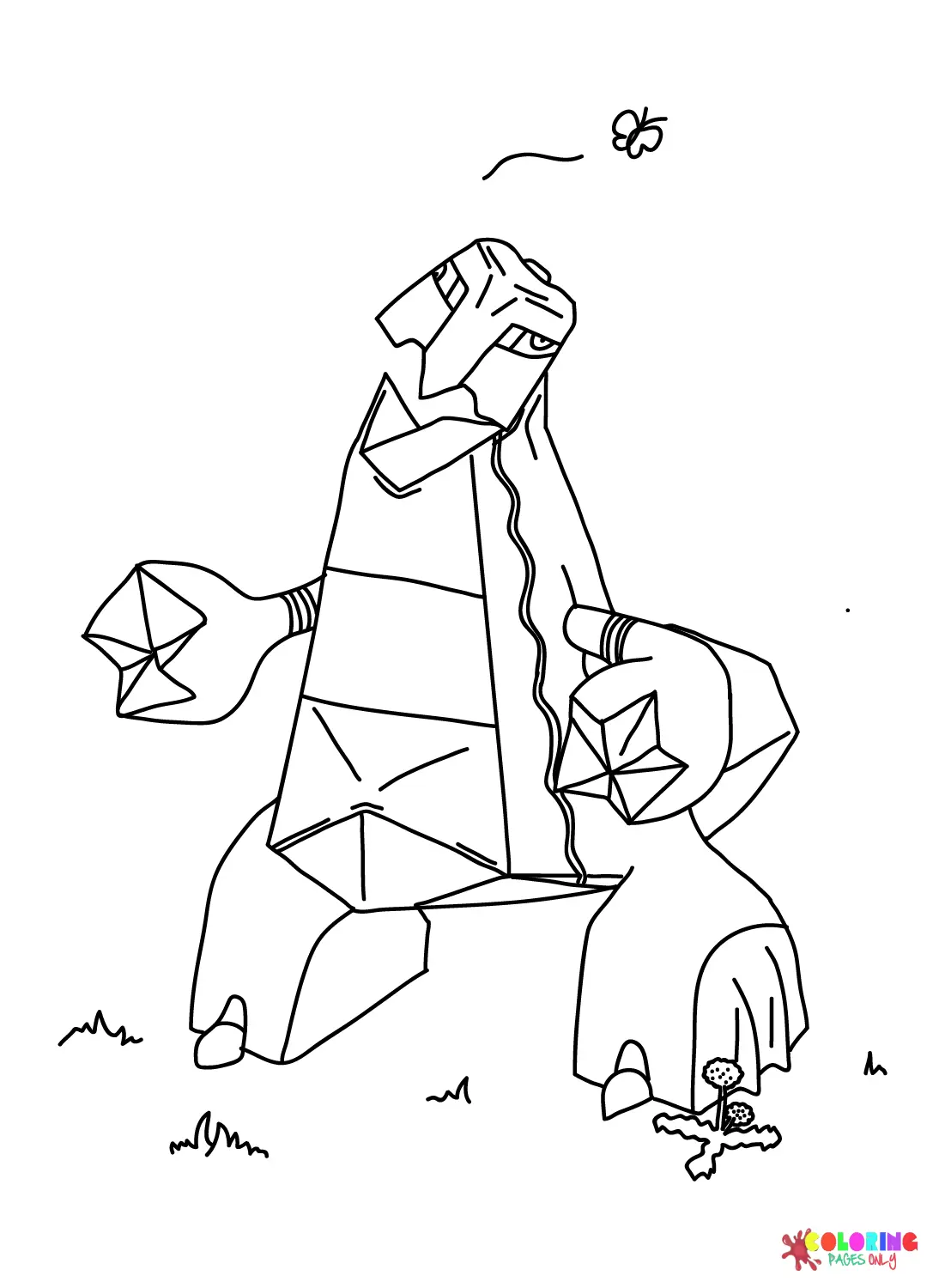 Duraludon Para Colorear 1