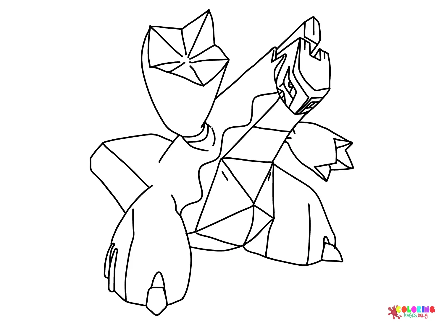 Duraludon Para Colorear 2
